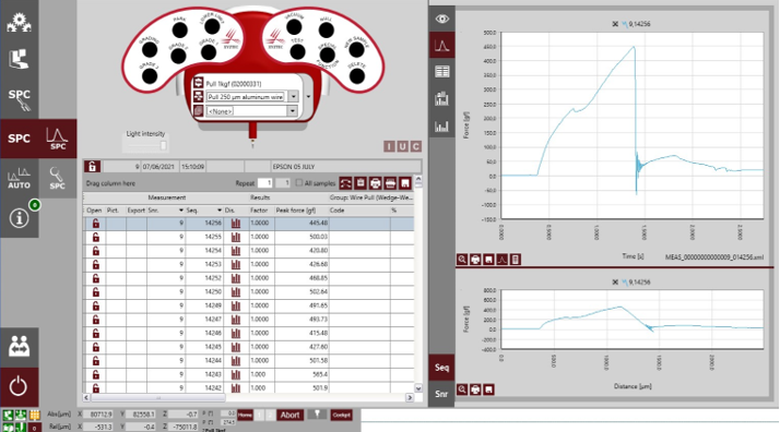 Wire Pull and Ball Shear Tester